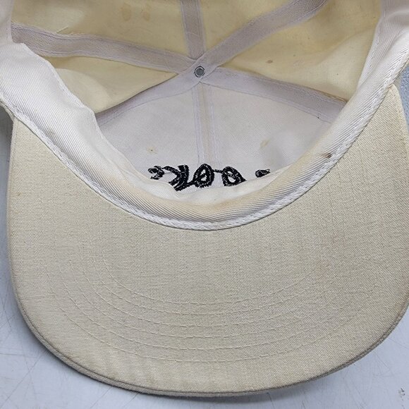 Cooks Corner White Hat Cap Biker Motorcycles Adjustable Casual Outdoors Riding - Picture 8 of 9